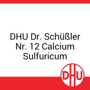 DHU Dr. Schüßler Nr. 12 Calcium Sulfuricum DHU 100 g D 12 Tabletten - 100g
