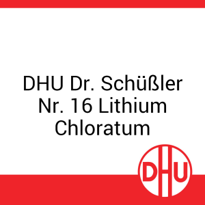 DHU Dr. Schüßler Nr. 16 Lithium Chloratum DHU 100 g D 6 Tabletten - 100g