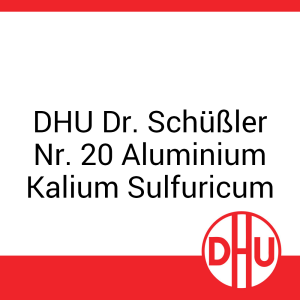 DHU Dr. Schüßler Nr. 20 Aluminium Kalium Sulfuricum DHU 20 g D 6 Tabletten - 20g