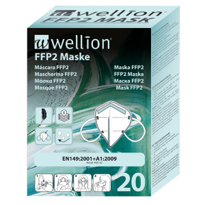 WELLMASK003 Wellion FFP2 Maske (20Stk pro Packung) - 1 Stück