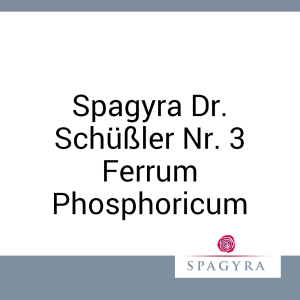 Spagyra Dr. Schüßler Nr. 3 Ferrum Phosphoricum Spagyra 20 ml D 6 Globuli - 20g