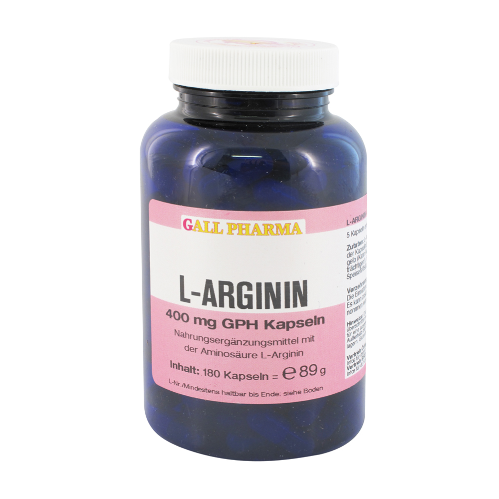 Gall Pharma L-Arginin 400 mg Kapseln 180 Stk. - 180 Stück