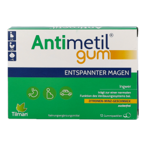 ANTIMETIL GUM - 12 Stück