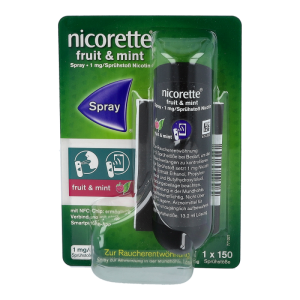 Nicorette Fruit & Mint Spray - 1mg/Sprühstoß Nicotin - 1 Stück