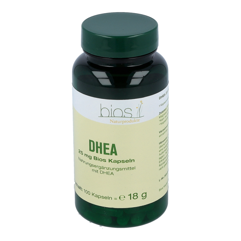 DHEA 25mg Bios Kapseln - 100 Stück