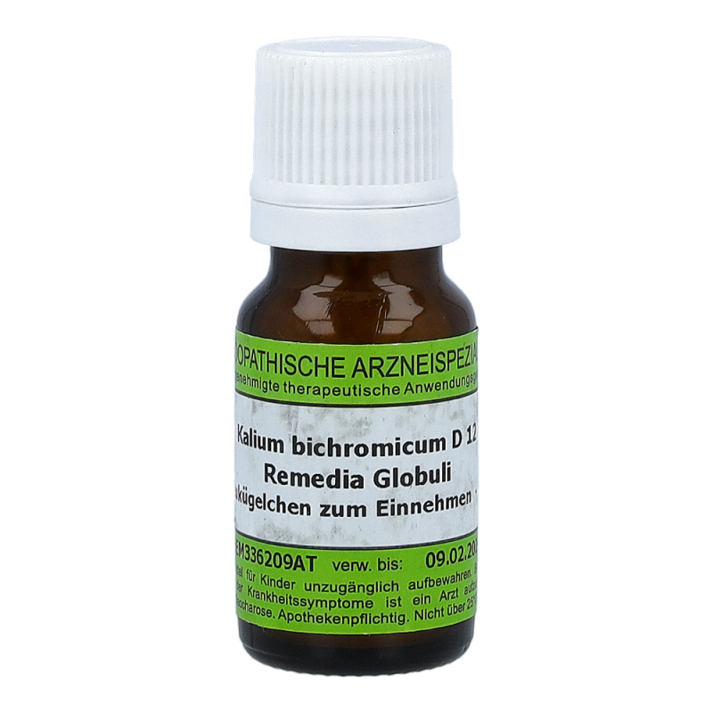 Kalium Bichromicum Remedia 10 g D 12 Globuli - 10g