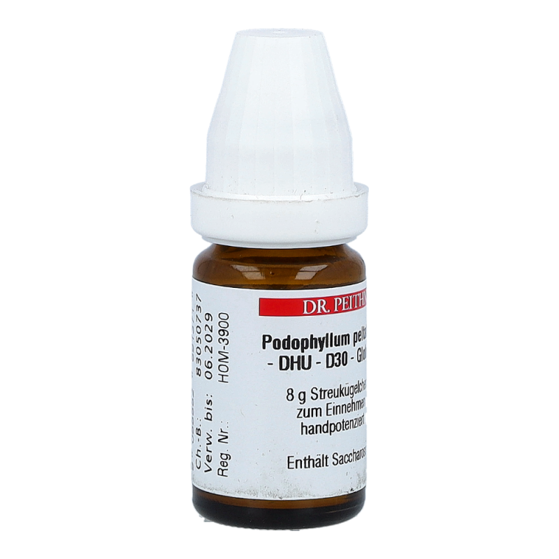 Podophyllum Peltatum DHU 8 g D 30 Globuli - 8g