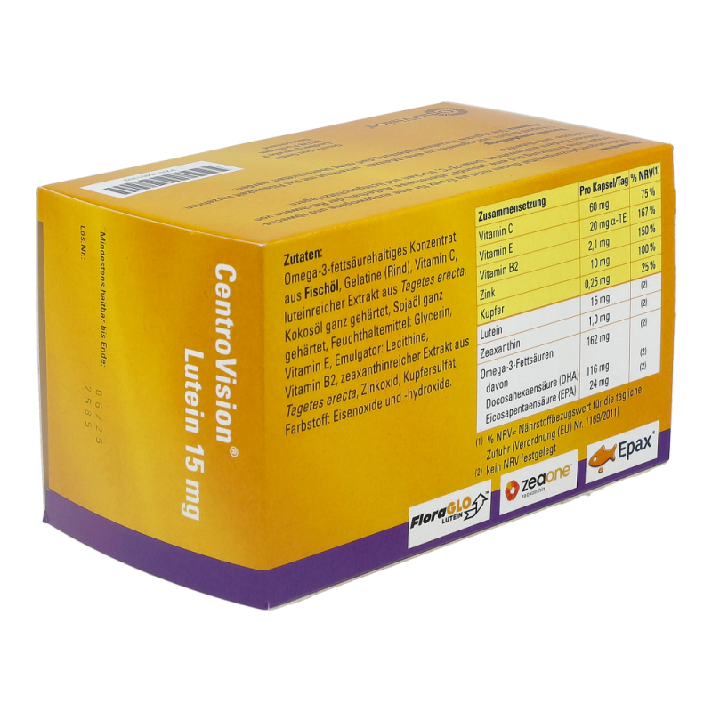 Centro Vision Lutein 15 mg 90 Stk. - 90 Stück