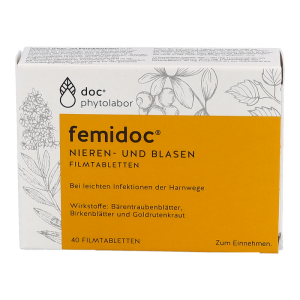Femidoc Nieren- und Blasenfilmtabletten - 40 Stück