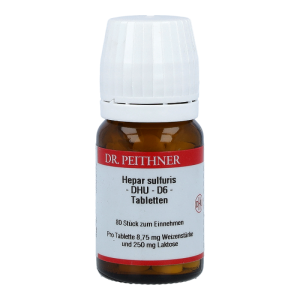 Hepar Sulfuris DHU 80 Stk. D 6 Tabletten - 80 Stück