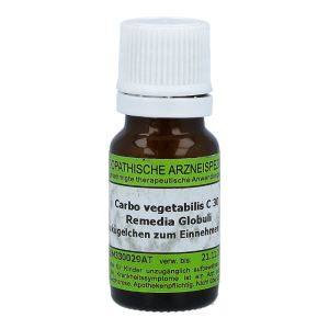 Carbo Vegetabilis Remedia 10 g C 30 Globuli - 10g