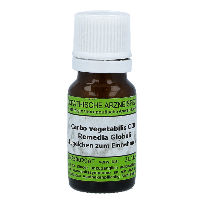 Carbo Vegetabilis Remedia 10 g C 30 Globuli - 10g