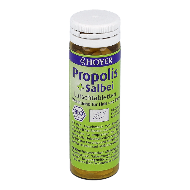 Hoyer Propolis + Salbei Lutschtabletten 60 Stk. - 60 Stück