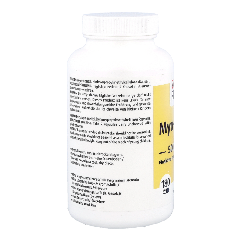 ZeinPharma Myo-Inositol 500 mg Kapseln 180 Stk. - 180 Stück