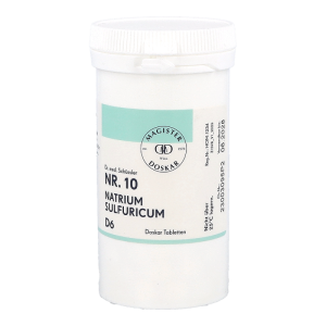 Schüßler Nr. 10 Natrium Sulfuricum Doskar 400 Stk. D 6 Tabletten - 400 Stück