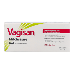 VAGISAN MILCHSRE VAG.ZAEPF - 14 Stück