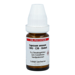 Capsicum Annuum DHU 8 g C 30 Globuli - 8g