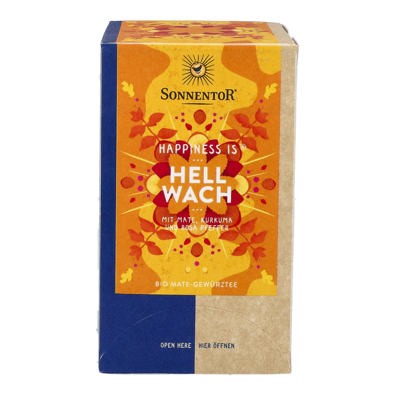 Sonnentor Hellwach Gewürztee bio mit Mate 18 Btl. - 18 Beutel