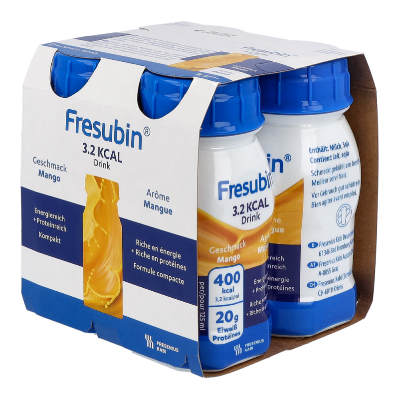 2 kcal DRINK 125 ml x 4 Stk. Mango - 4 Stück