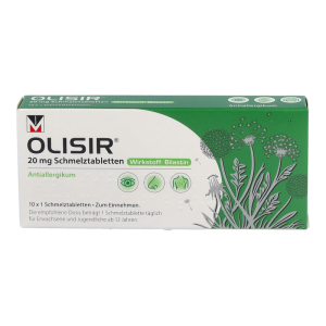 Olisir 20 mg Schmelztabletten - 10 Stück
