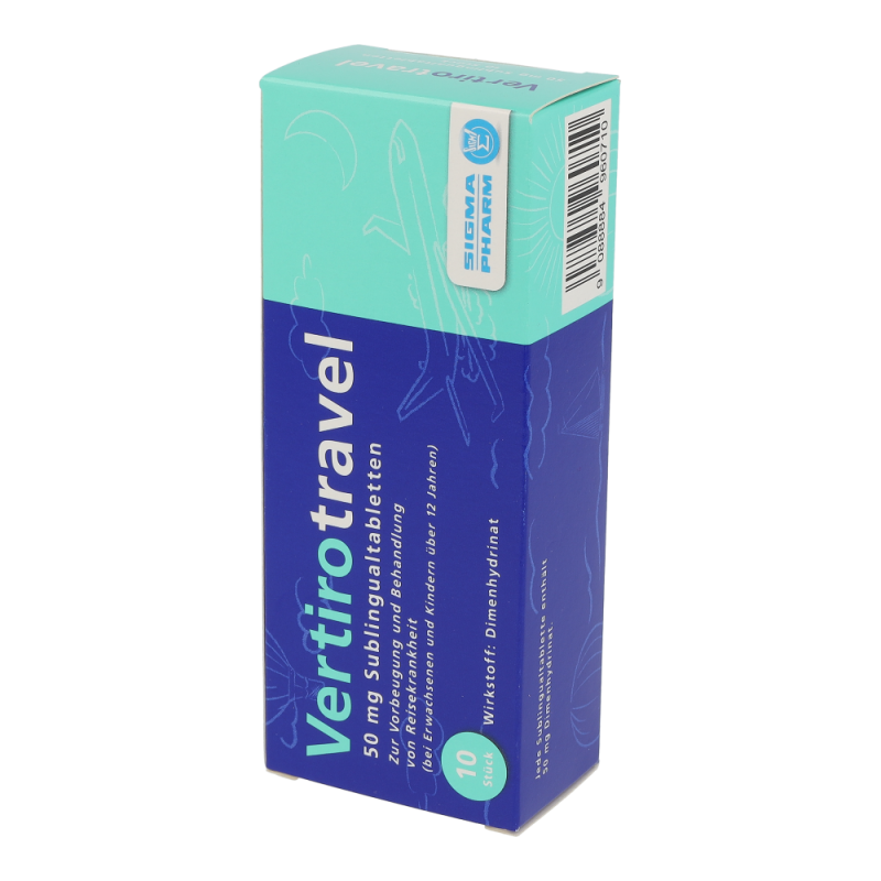 Vertirotravel 50 mg Sublingualtabletten 10 Stk. - 10 Stück
