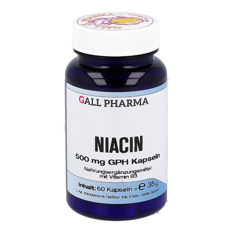 Gall Pharma Niacin 500 mg Kapseln 60 Stk. - 60 Stück