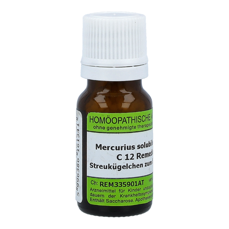 Mercurius Solubilis Remedia 10 g C 12 Globuli - 10g