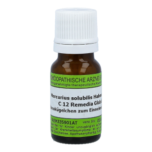 Mercurius Solubilis Remedia 10 g C 12 Globuli - 10g