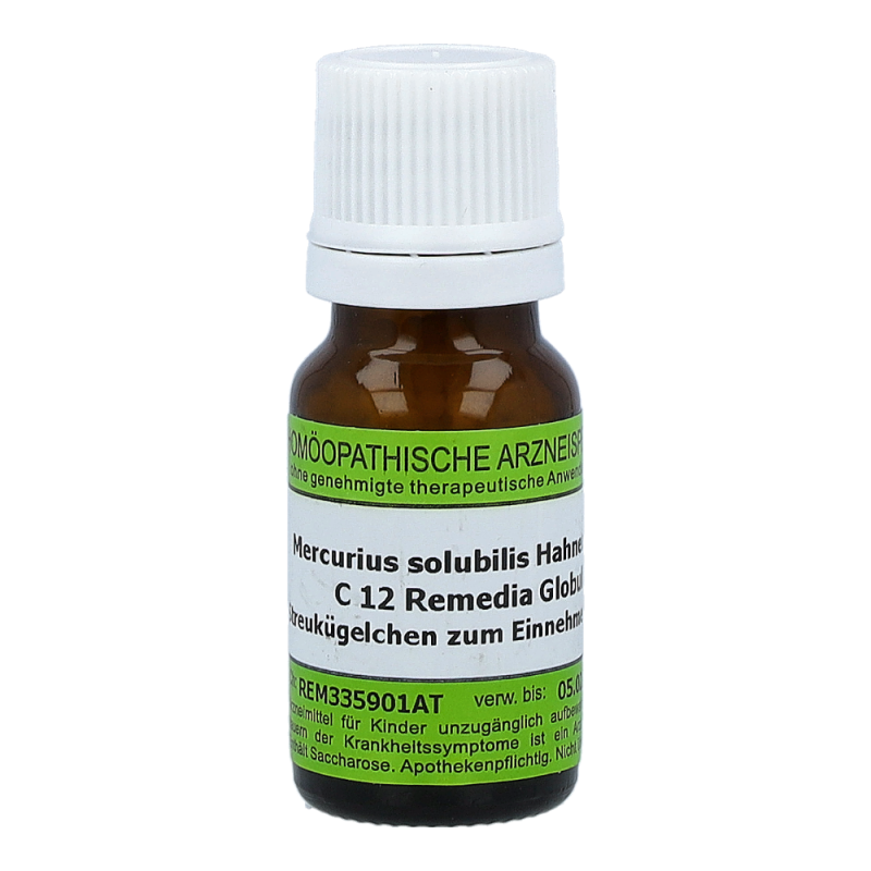 Mercurius Solubilis Remedia 10 g C 12 Globuli - 10g