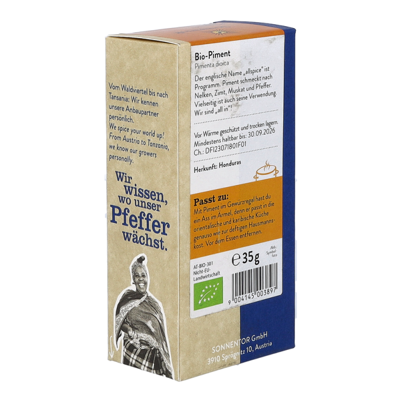 Sonnentor Piment ganz 35 g BIO - 35g