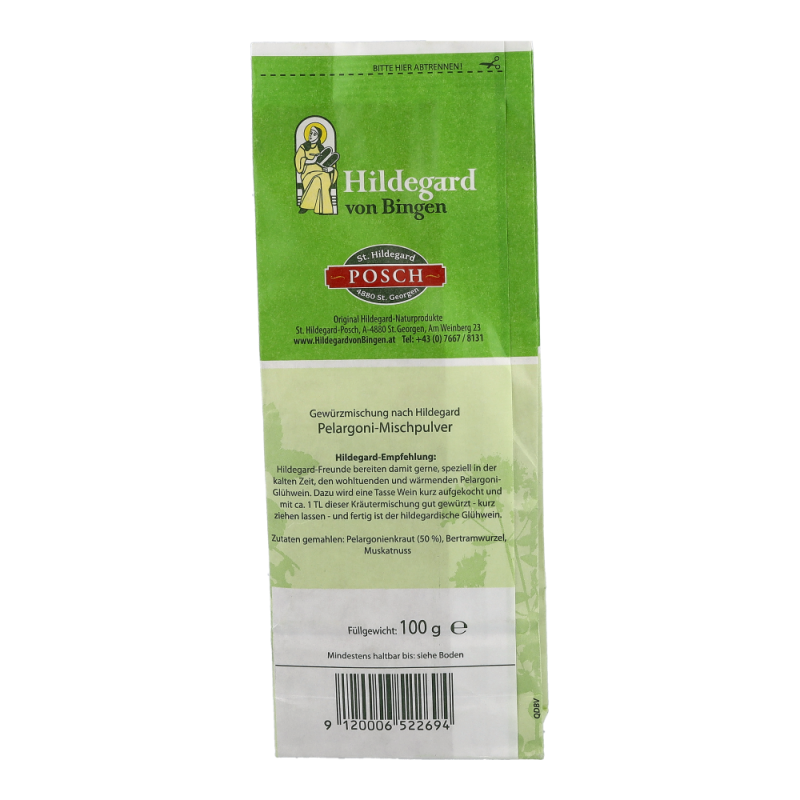 Biofit Hildegard Pelargonie Mischung 100 g - 100g
