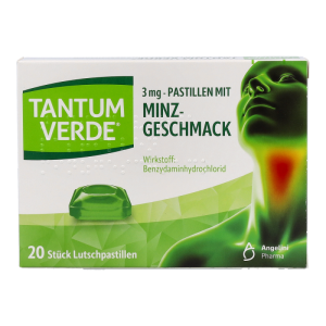 Tantum Verde 3 mg - Pastillen mit Minzgeschmack - 20 Stück
