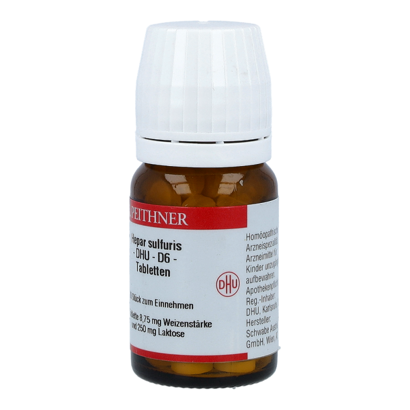 Hepar Sulfuris DHU 80 Stk. D 6 Tabletten - 80 Stück
