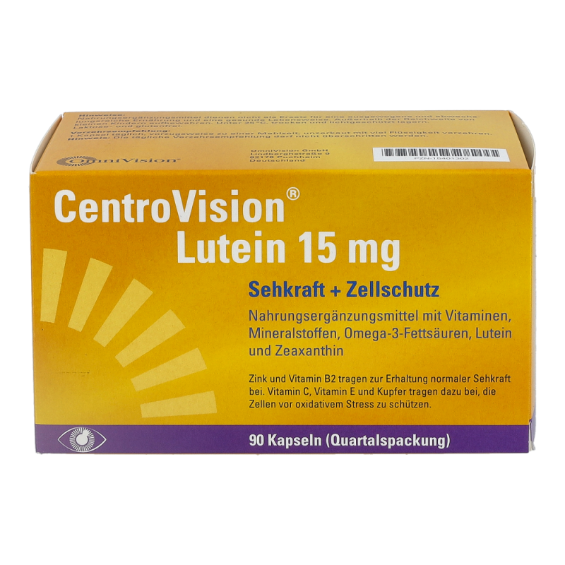 Centro Vision Lutein 15 mg 90 Stk. - 90 Stück