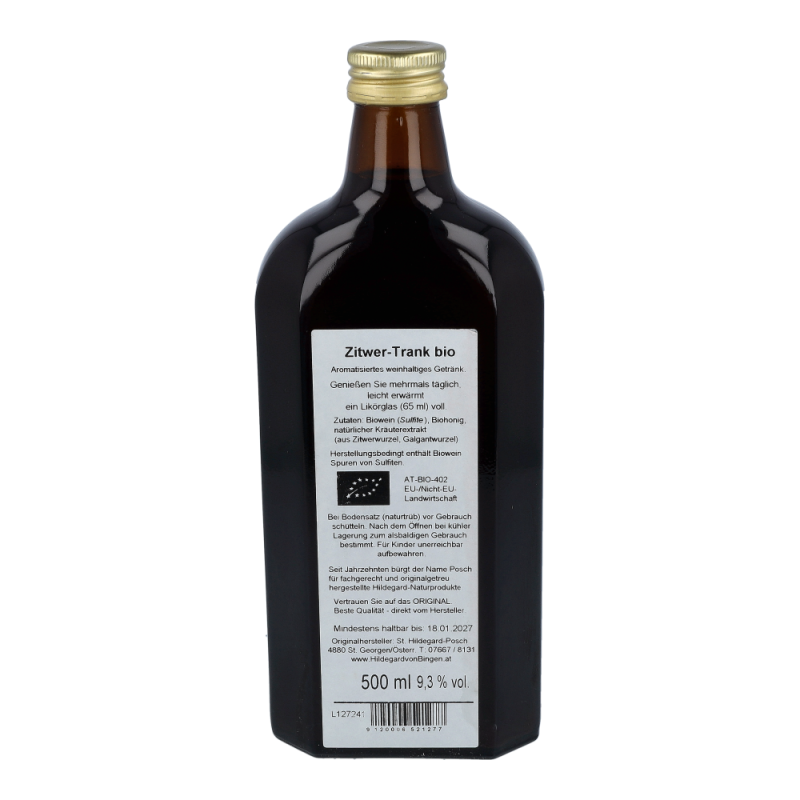 Biofit Hildegard Zitwer Trank 500 ml - 500ml