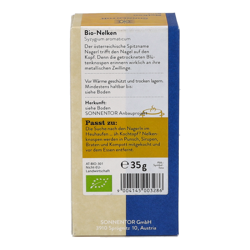 Sonnentor Nelken ganz 35 g BIO - 35g