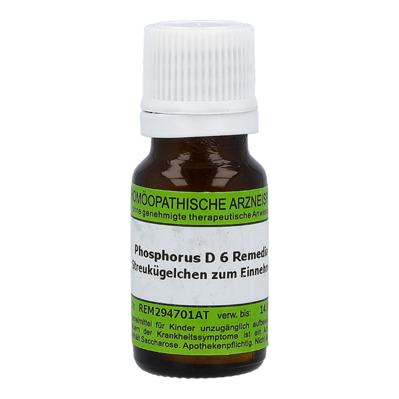 Phosphor Remedia 10 g D 6 Globuli - 10g