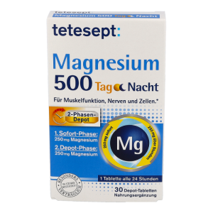 tetesept Magnesium Tabletten 500 Tag Nacht - 30 Stück