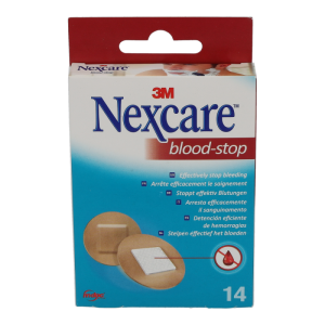 NEXCARE PFL BLOODSTOP STR RD - 14 Stück