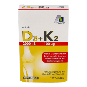 D3+K2 TBL 2000IE +100UG - 120 Stück