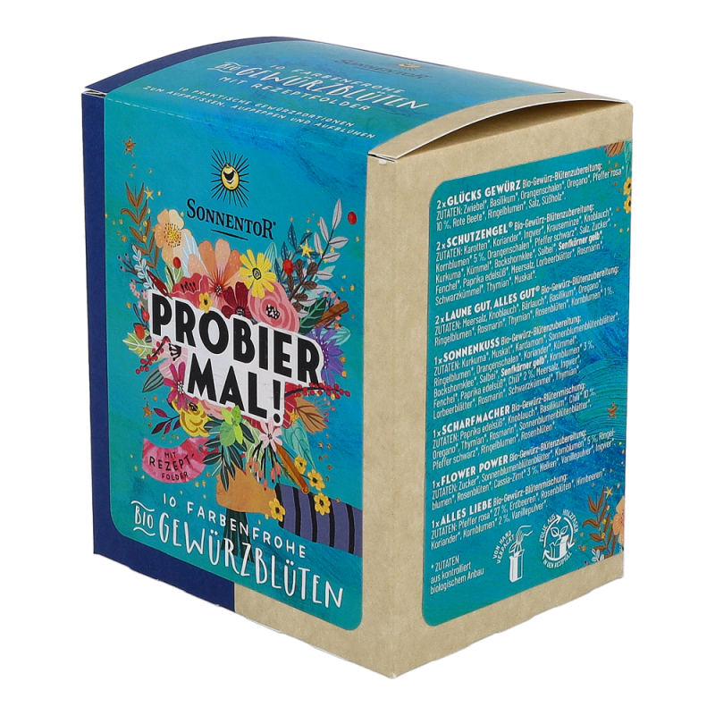 Sonnentor Gewürz-Blüten Probier mal! 10 Stk. BIO - 10 Beutel