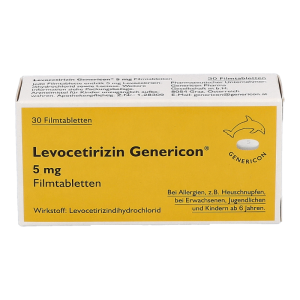 Levocetirizin Genericon 5 mg Filmtabletten - 30 Stück