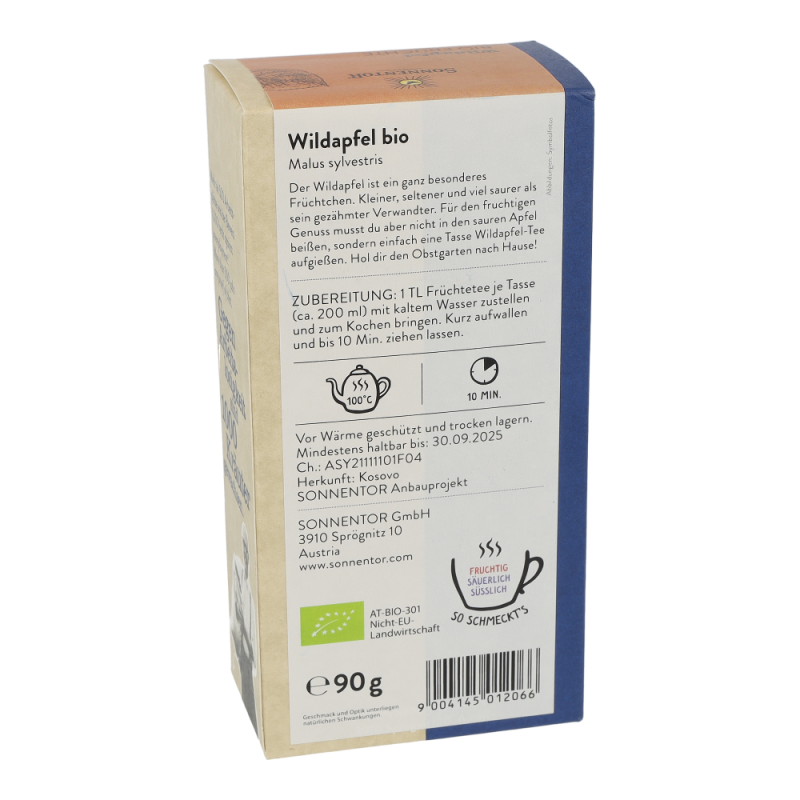 Sonnentor Tee Bio Wildapfel Lose - 90g