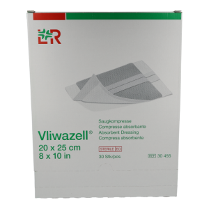 Vliwazell Saugkompresse steril 30 Stk. 20 x 25 cm - 30 Stück