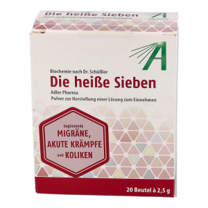 Biochemie nach Dr. Schüßler Die heiße Sieben Adler Pharma Pulver zur Herstellung einer Lösung zum Einnehmen - 20 Stück