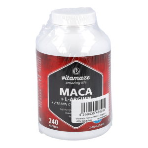 Maca 4:1 + L-Arginin Kapseln 240 Stk. - 240 Stück