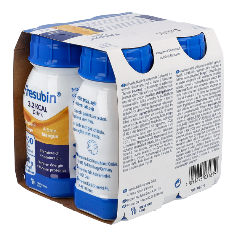 2 kcal DRINK 125 ml x 4 Stk. Mango - 4 Stück