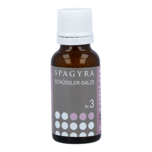 Schüßler Nr. 3 Ferrum Phosphoricum Spagyra 20 ml D 12 Globuli - 20g