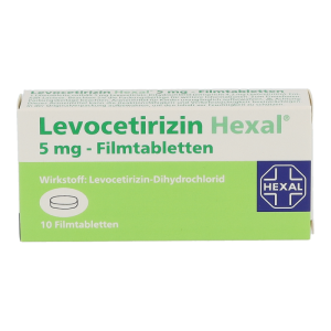 Levocetirizin Hexal 5mg - Filmtabletten - 10 Stück