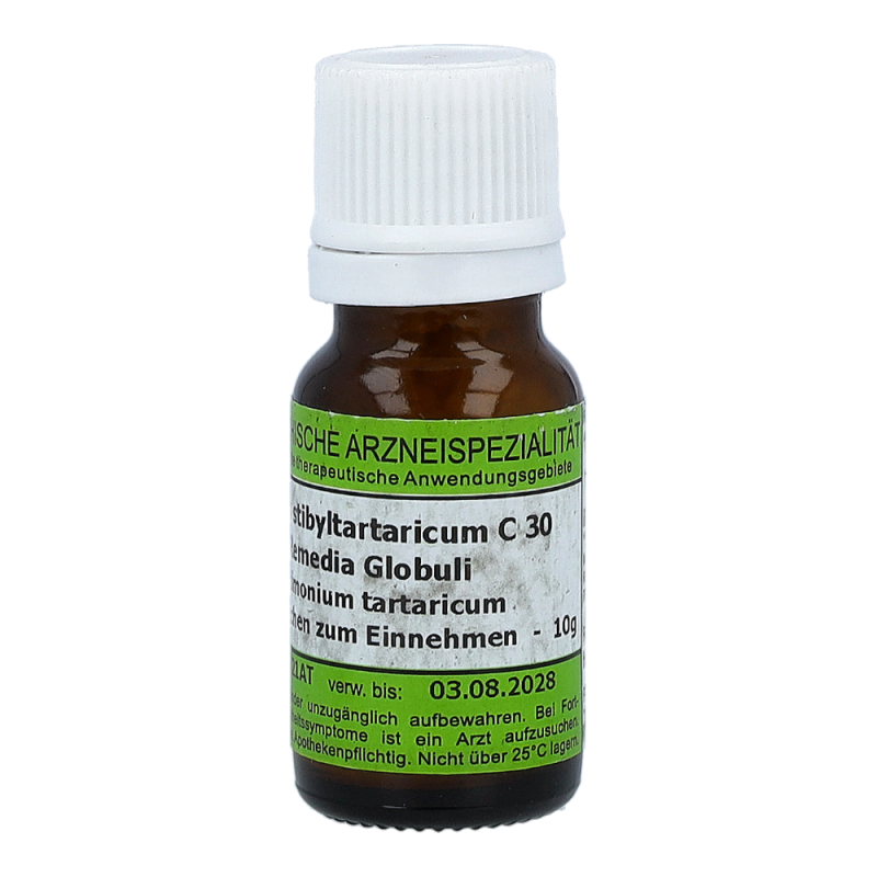 Kalium Stibyltartaricum Remedia 10 g C 30 Globuli - 10g